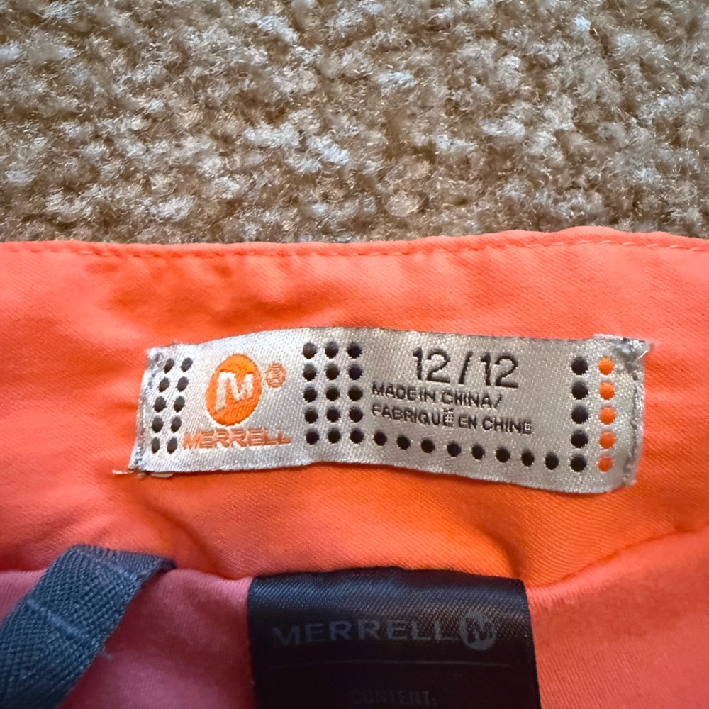 Merrell Orange golf ⛳️ 🎾 tennis skirt/skort sz 12 - Picture 4 of 8